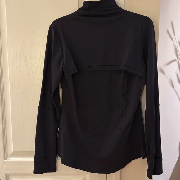 Black Athletic Full-Zip Jacket - Picture 2 of 2